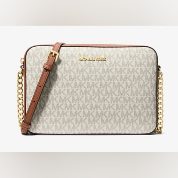 Michael Kors Handbags - Michael Kors Beige Crossbody Bag